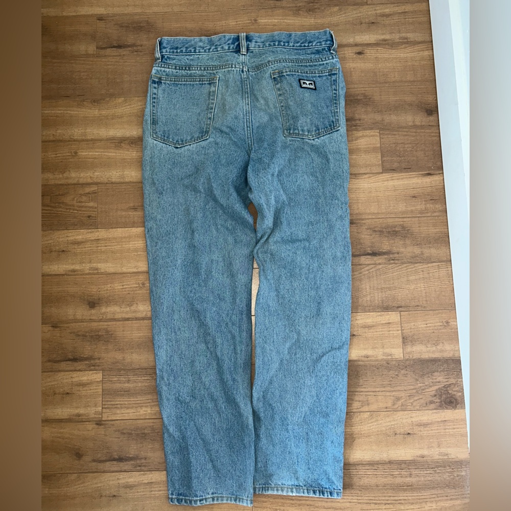 Obey Men's Light Blue Slim Jeans